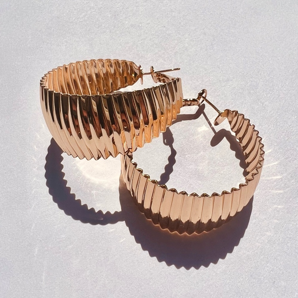 ✨Ruffle Textured Earrings✨